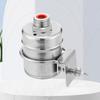 304 Stainless Steel Float Valve Fully Automatic 1/2 Inch Filling Valve Anti-Bump Water Inlet Floating Ball Valve for Water Tanks