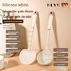 Silicone High-Temp Resistant Soup Ladle & Non-Stick Porridge Spoon with Anti-Scalding Handle.