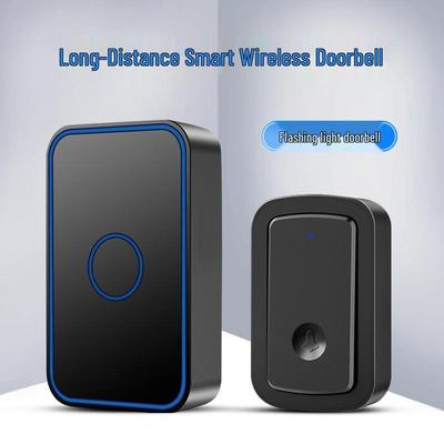 Smart Wireless Doorbell with Multiple Receivers, Long-Range, Light Flash Reminder, Waterproof Design.