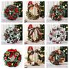 Christmas Decorations Wreaths Tasson Berry Display Windows Doors Hanging Walls Teng Strips Site Layout Christmas Rattan Wreaths