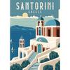 Kerry Vancouver Paris Santorini Kauai Amsterdam Bali Travel Poster Canvas Painting Prints Wall Art Picture for Living Room Decor