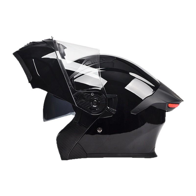 Cross-border Taillight Motorcycle Flip-up Helmet Unisex Off-road Safety for All Seasons