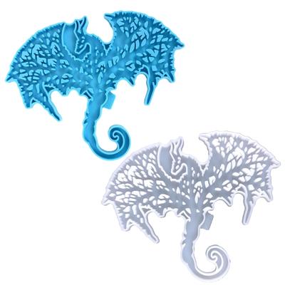 Diy Crystal Drop Glue Aromatherapy Gypsum Abrasive Three-dimensional Tree Pterosaur Ornaments Pendant Silicone Mold