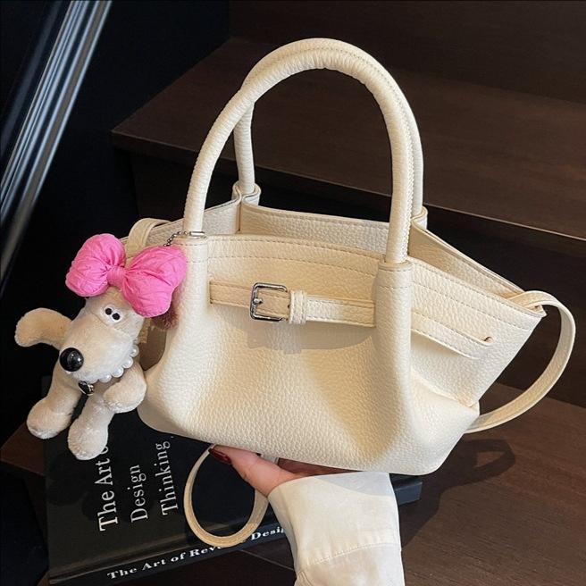 Casual Fashion Handbag New Commuter Versatile Solid Color Shoulder Messenger Bag