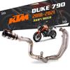 DUKE790 Titanium Exhaust Front Section: Non-Destructive AR Tail Upgrade.