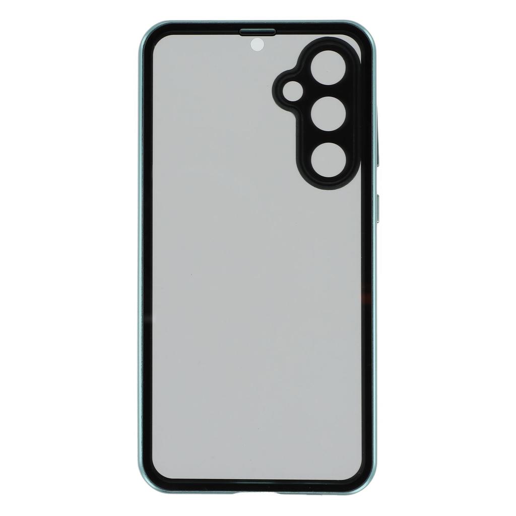 For Samsung Galaxy S23 FE Case with Anti-Spy Screen Protector/Lens Film Tempered Glass Metal Phone Cover