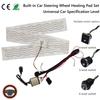 12V 40W Universal Car Built-in Steering Wheel Heater Kit Alloy Wire Heating Pad Car Specification Level Control Switch System