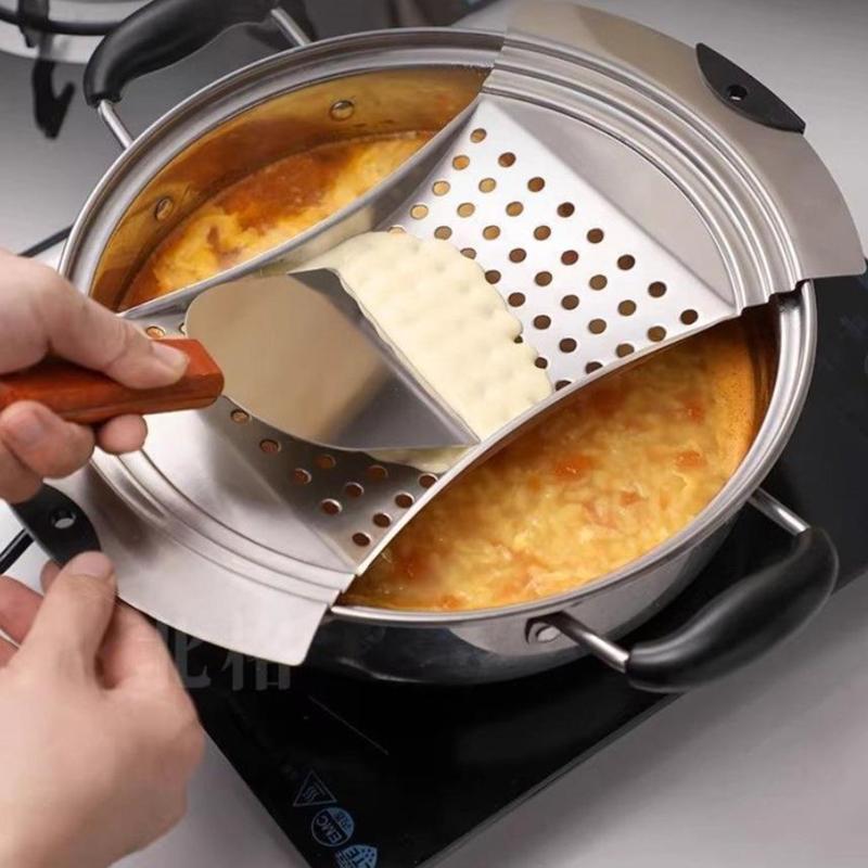 Stainless Steel Noodle Colander Thickened Noodle Bed Pimple Soup Special Noodle Kitchen Household Tool onesize
