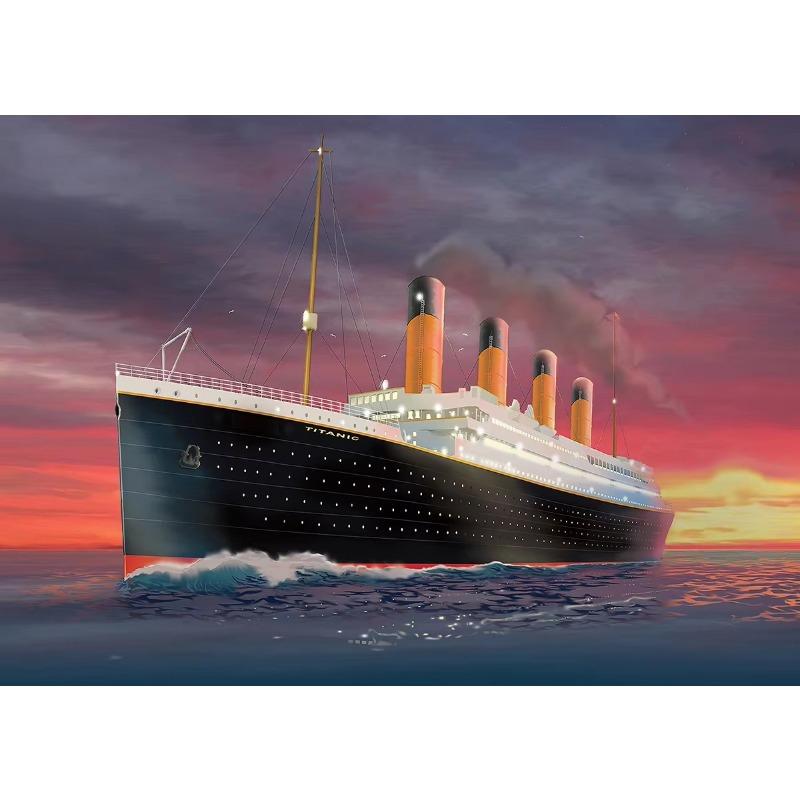 Das Boot in Titanic Schiff Schiffswrack Klassischer Film Leinwandmalerei Poster und Druck Wandkunst Bild für Wohnzimmer Heimdekor