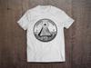 Illuminati Nuovo Ordine Mondiale Occhio Piramide / T-shirt unisex in cotone pesante con stampa top tee