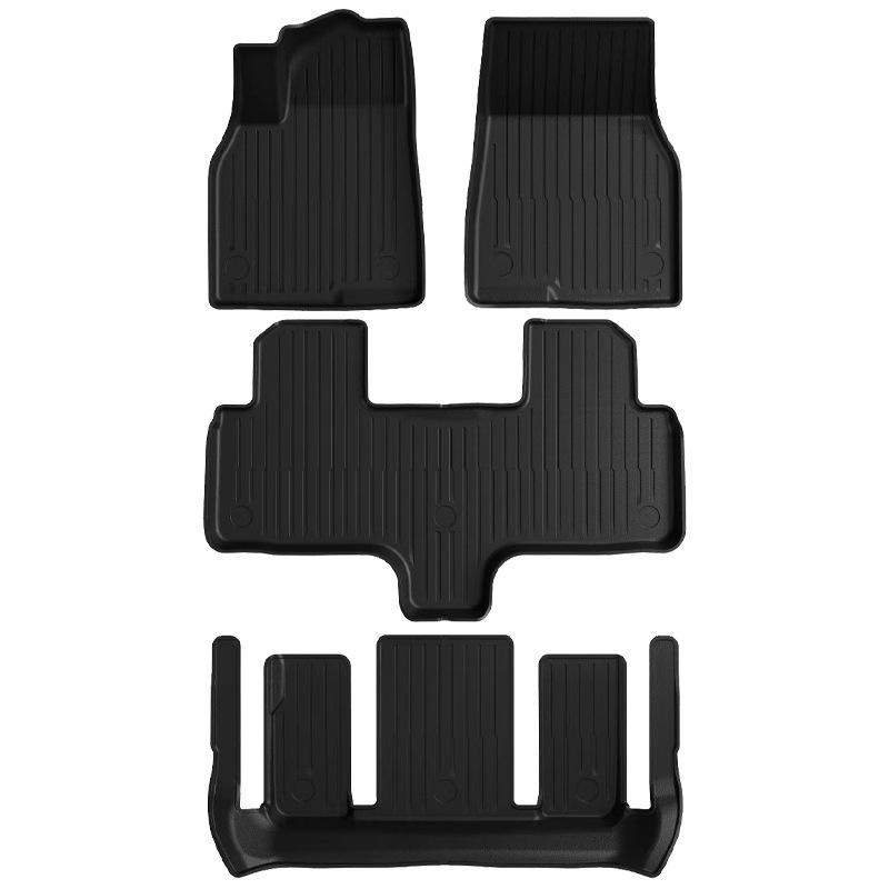 Floor Mats for 2025 Tesla Model 3 & Y - All-Weather TPE Car Accessories