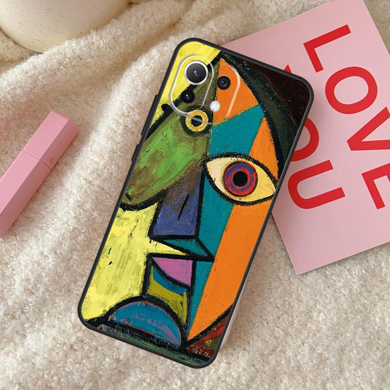 Picasso Abstract Art Painting Case For Xiaomi 14 15 Ultra 15T 14T 13T Pro 17 Pro Max POCO X7 Pro X3 X5 X6 F5 F6 F7 F8 Cover