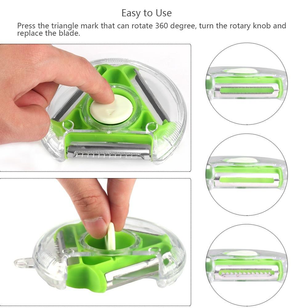 Multifunctional 3 In 1 Vegetable Fruit Peeler Carrot Grater Vegetable Slicer Cutter