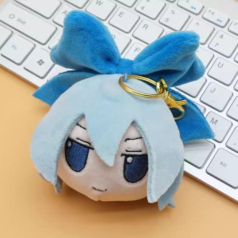 

Fumo Hata no Kokoro Plush Toy Anime Touhou Project Japanese Game Stuffed Doll Soft Character with Removable Mask Kids Fans Gifts