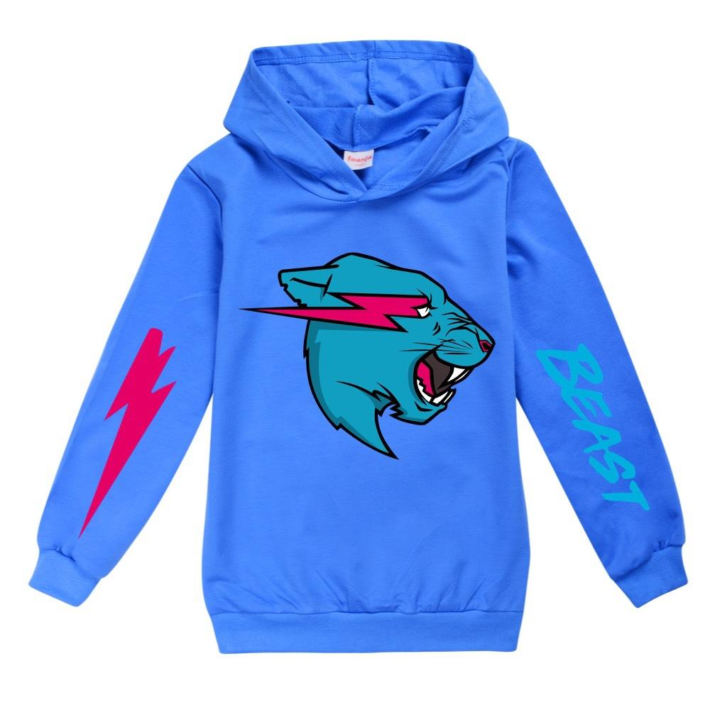 Buy Mr Beast Cartoon Kids Girls Boys Hoodie T Shirt Tops Clothes