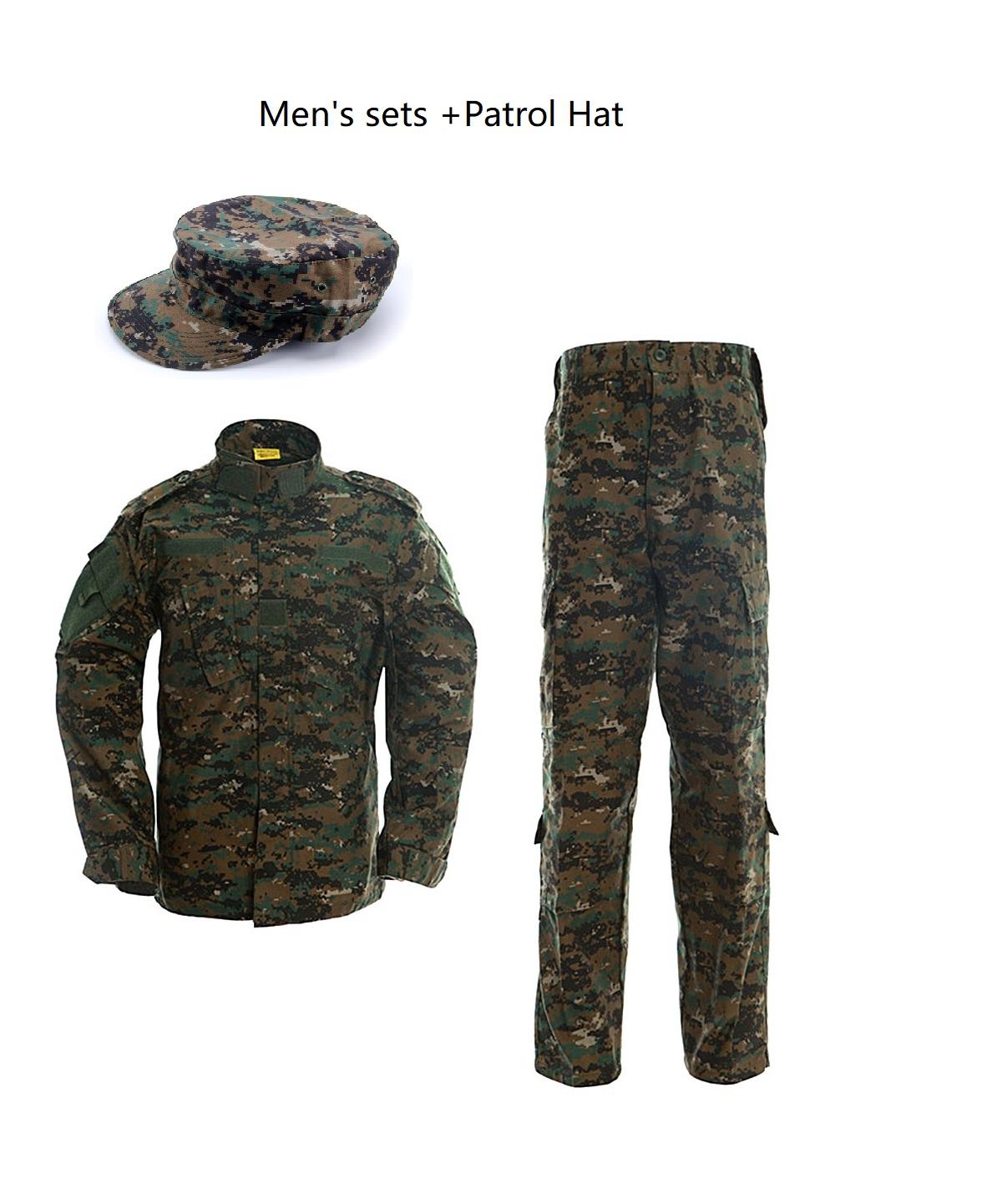 Ribstop armijas kaujas uniforma policijas uniforma