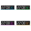 Digital Led Alarm Clock With Date Temperature Calendar Night Light For Bedroom Decor