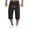 Calça masculina casual cor ao ar livre bolso praia trabalho praia shorts calça