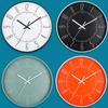 12 Zoll 30CM Leise Wanduhr, Kreativ und Modisch, Dreidimensionale Digitale Minimalistische Uhr für Zuhause Wohnzimmer