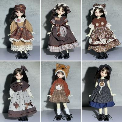 Lindo Vestido de Muñeca de 30 cm Ropa de Repuesto Muñeca BJD 1/6 Vestido de Princesa Set Ropa de Criada Sweet Lolita Accesorios para Muñecas Regalo para Niña