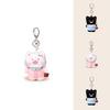 Cute Pajamas Cat Plush Keychain With Fluffy Pet Sleepwear For Collectors And Gifts