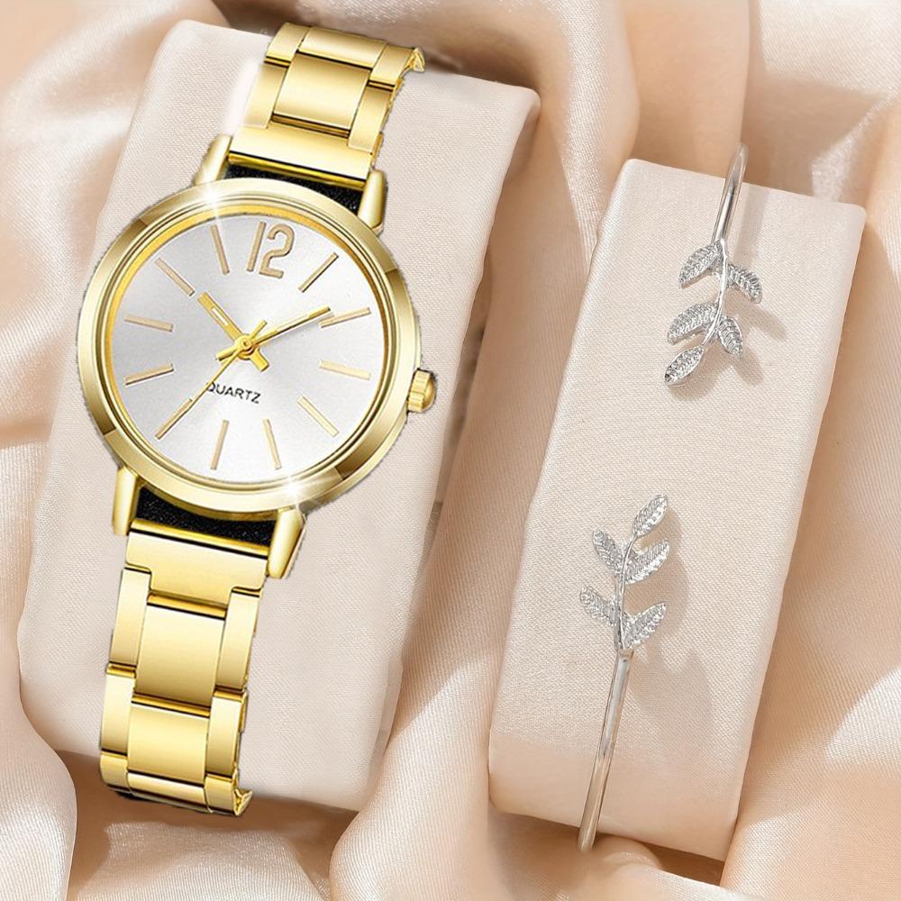 Ladies Watch Temperament Steel Belt Ladies Watch Watch, Simple Trend Ladies Quartz Watch Bracelet Set