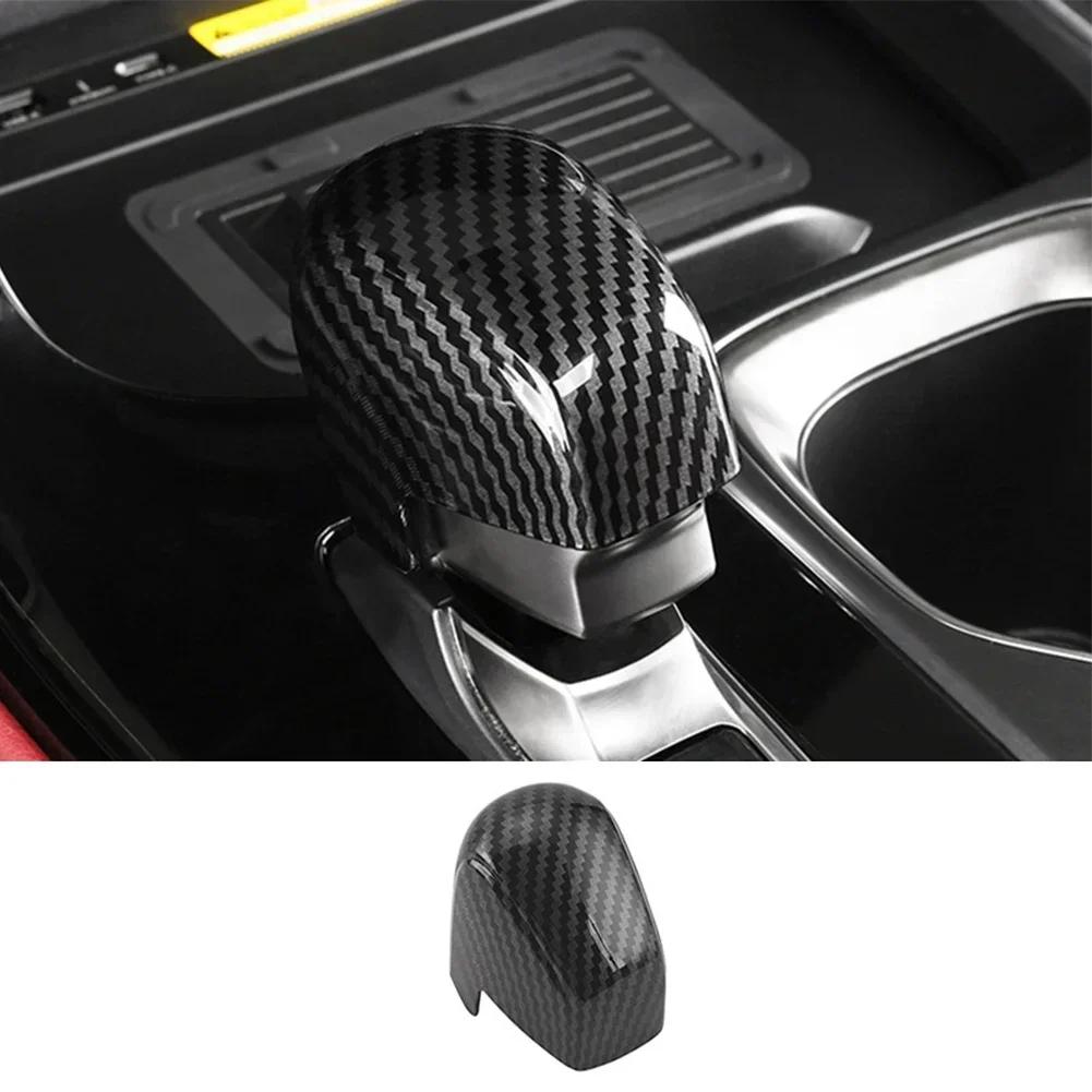 

Car Carbon Fiber Pattern Gear Shift Knob Handle Trim-Cover Sticker Interior Accessories For Lexus RX350 500h 2024 чёрный