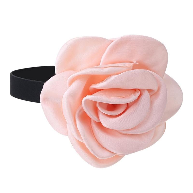 Evening Party Choker Necklace for Female Girl Flower Necklace Nightclub Neckwear Fashion Choker Neckband Party Supply