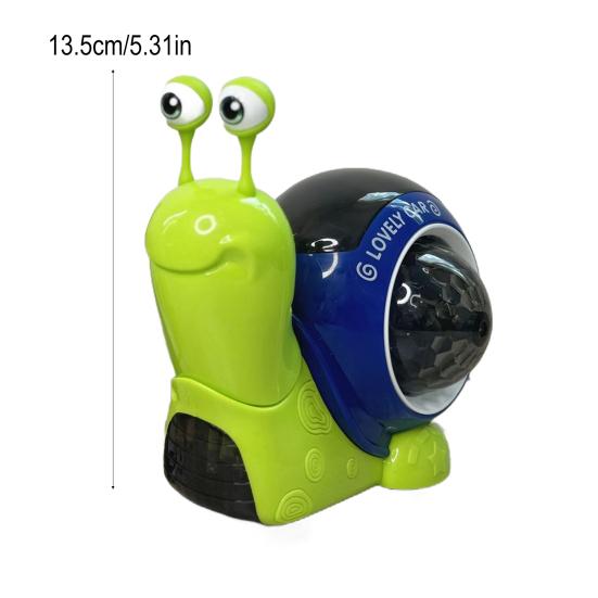Electric Walking Crab Toy with LED Light Music Toddlers Snail Hermit Crab Crawling Toy Baby Tummy Time Interactive Animal Musical Toy