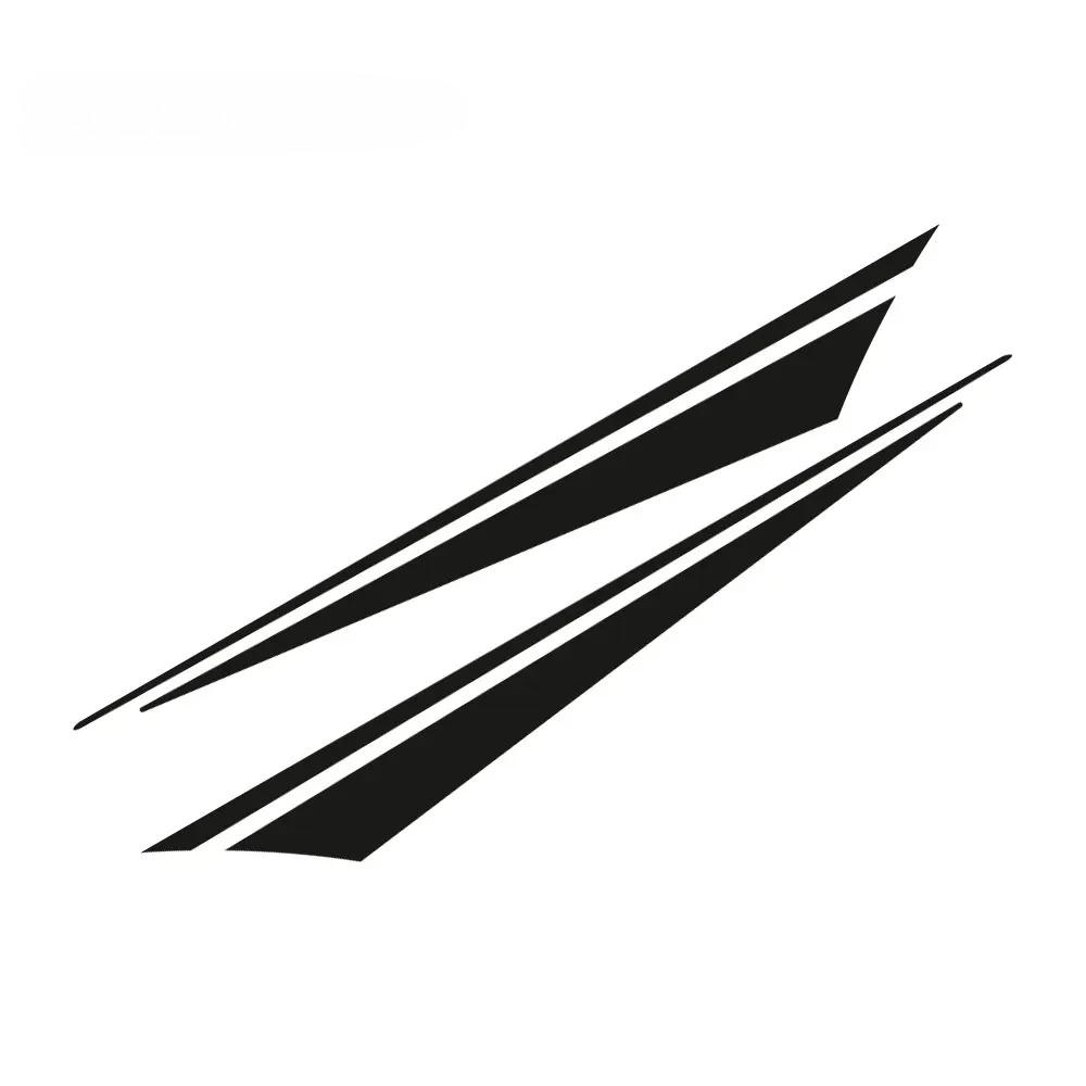 

versatile Motorcycle Sticker Vinyl Film Decals Decor Motorbike Side Body Racing Styling Waterproof Accessories чорний