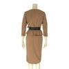GRAXIA Cabaret Midi Peplum Perfect for Hostess and Size XL Dress, Dress, High-Waisted Dress, Hostesses, Clubs, Lounges, 5/8 Sleeves, Décolleté,