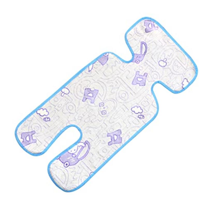 2-delad sittdyna för barnvagn, Andningsbar sommarkylmatta, Bekväm & Sval för Buggies och Barnvagnar, Lätt att Rengöra och Hållbar