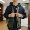 Vintage Anti-Theft Underarm Bag Adjustable Strap Mobile Phone Chest Bags  for Men and Women