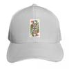 Vintage Queen of Hearts Card  Baseball Cap Luxury Caps Fishing Hat New In Hat Dad Hat Womens Unisexs
