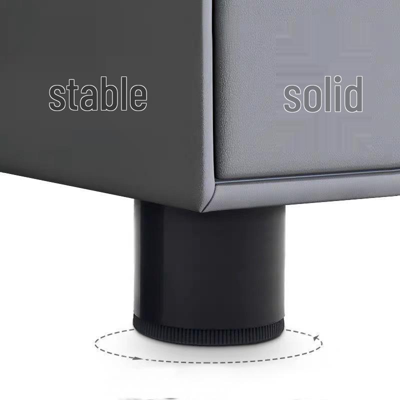 Adjustable ABS Plastic Furniture Legs for Sofa, Cabinet, Table, or Bed Frame - Stable Support for Kitchen or Bedroom.