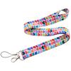 Colorful Cute Heart Neck Teacher Lanyard for Keys Keychain Badge Holder ID Credit Card Pass Key Ring Neck Straps Nurse Gift