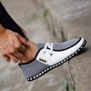 Leder Herren Schuhe Sneakers Trend Casual Schuh Italienische Atmungsaktive Freizeit Herren Sneakers Rutschfeste Schuhe Herren Vulkanisierte Schuhe