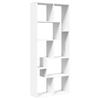 Room Divider Bookshelf White 67 x 25 x 161.5 cm Engineered Wood