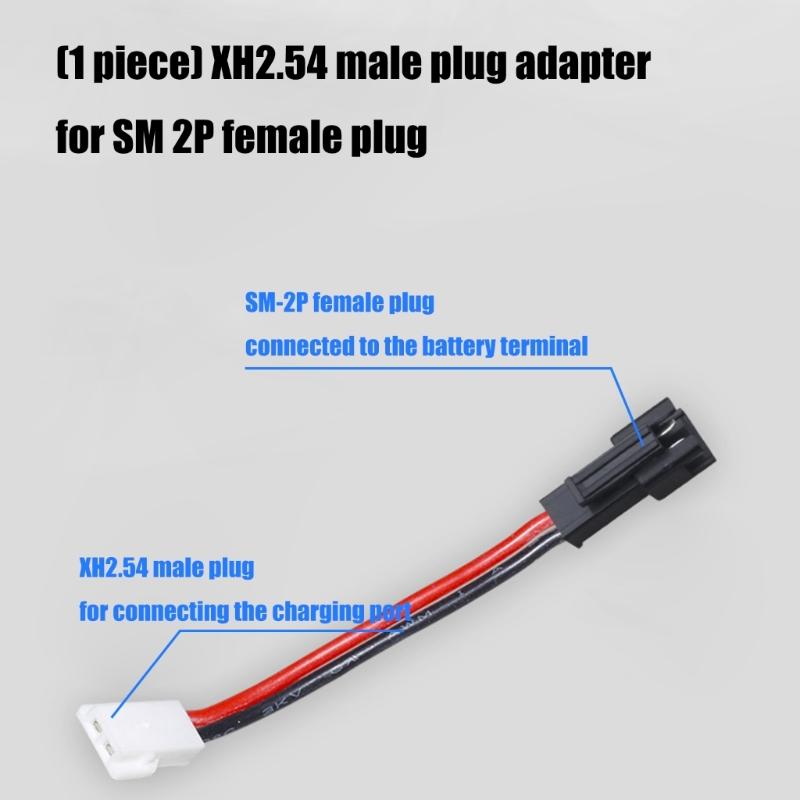 Quick connecting XH2.54 to SM2P Converters Cable for 3.7V SM2P Lithium Batteries Instantly Setups Reliable Performances