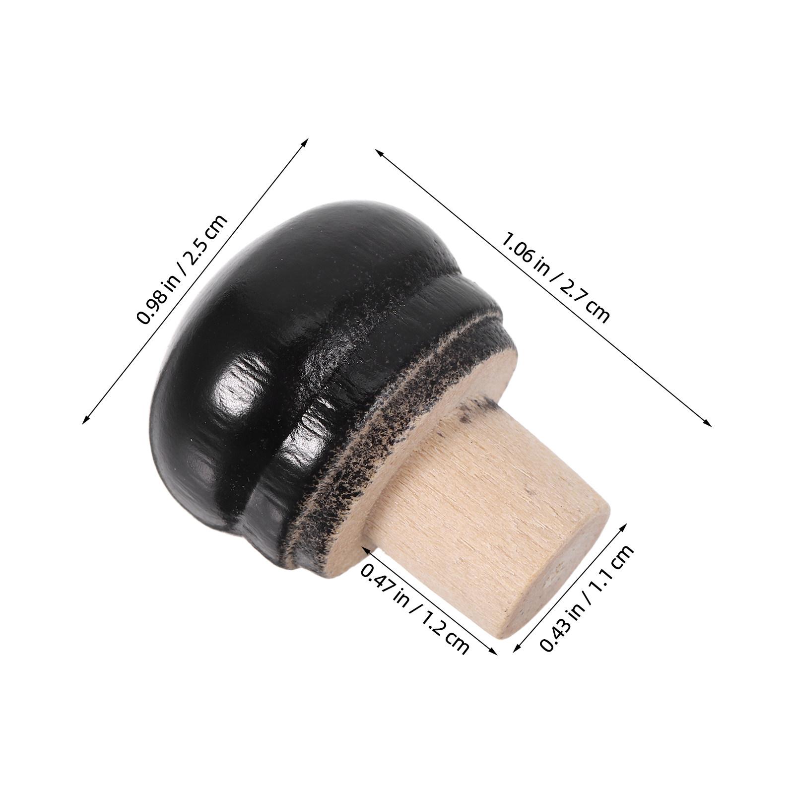 

4Pcs Oak Barrel Cork Stopper Airtight Wine Barrel Bung Replacement for Fermenting Beer Whiskey Brewing Vintage Wood Cork Seal чорний