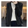 Navava Men S Ribbed Simple Zip Up Long Sleeve Knit Cardigan Nk1956