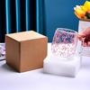 Shangqi Pink Strawberry Double Wall Glass Coffee Cup, 350ml (2-Pack)