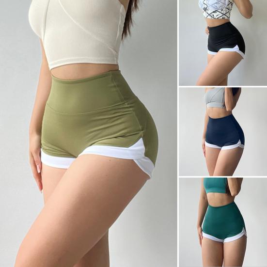 

Лоскутные цветные эластичные пояса с эффектом пуш-ап, ультра-мини спортивные шорты, летние шорты для йоги с высокой талией, подтягивающие бедра, одежда для спортзала