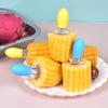 12 Pcs/6 Pairs Stainless Steel Corn Cob Holders For Home Cooking Bbq Parties