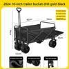 Collapsible Wagon Cart with Wheels Foldable - Folding Utility Wagons Carts Wagons for Grocery Sports Garden Shopping Camping
