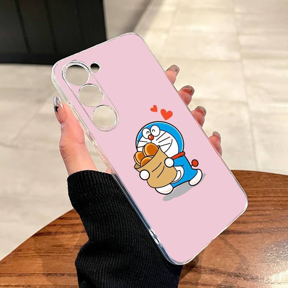 Cute Cartoon D-Doraemon Phone Case For SamsungA10,12,20,21S,30,31,40,50,51,52,70,71 Transparent Cover Samsung a12