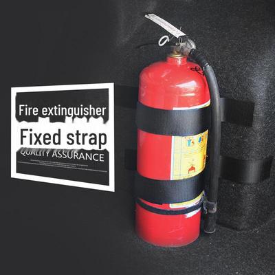 Correia para Extintor de Incêndio para Porta-Malas de Carro com Suporte de Velcro (2 Longos, 2 Curtos)
