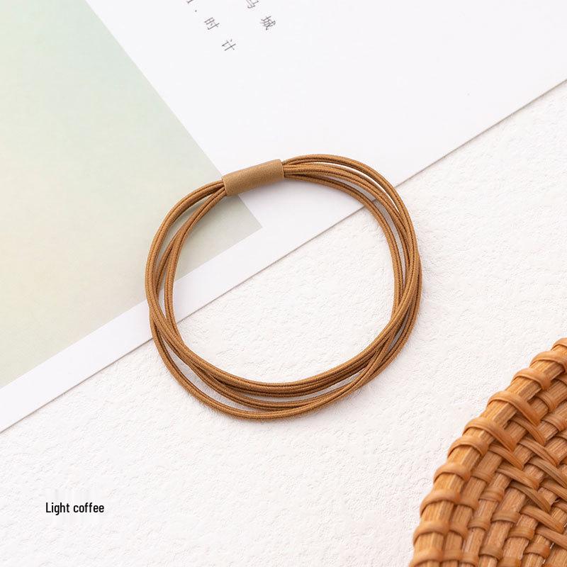 Korean Style High-Elastic Seamless Hair Tie for Ponytails