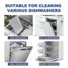 Heavy Duty Dishwasher Cleaning Tablets - Lemon Fresh Odor Removal & Deep Clean for All Dishwasher Types, 200g