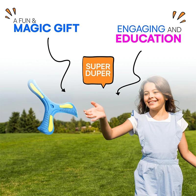 1-32PCS LInteractive Flying Disc Toy for Adults Kids Soft Boomerang Three-Leaf Cross Decompression Puzzle Gift Made Plastic Foam